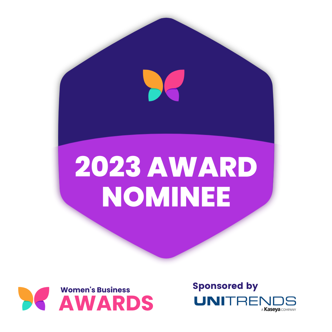 2023 Womens Business Awards Nominee badge